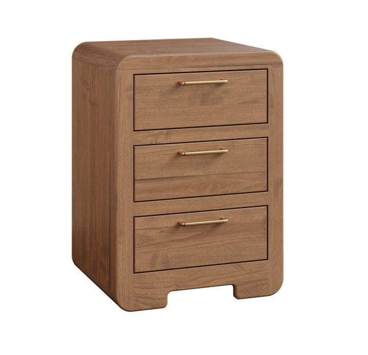 QW Amish Europa 3 Drawer Nightstand