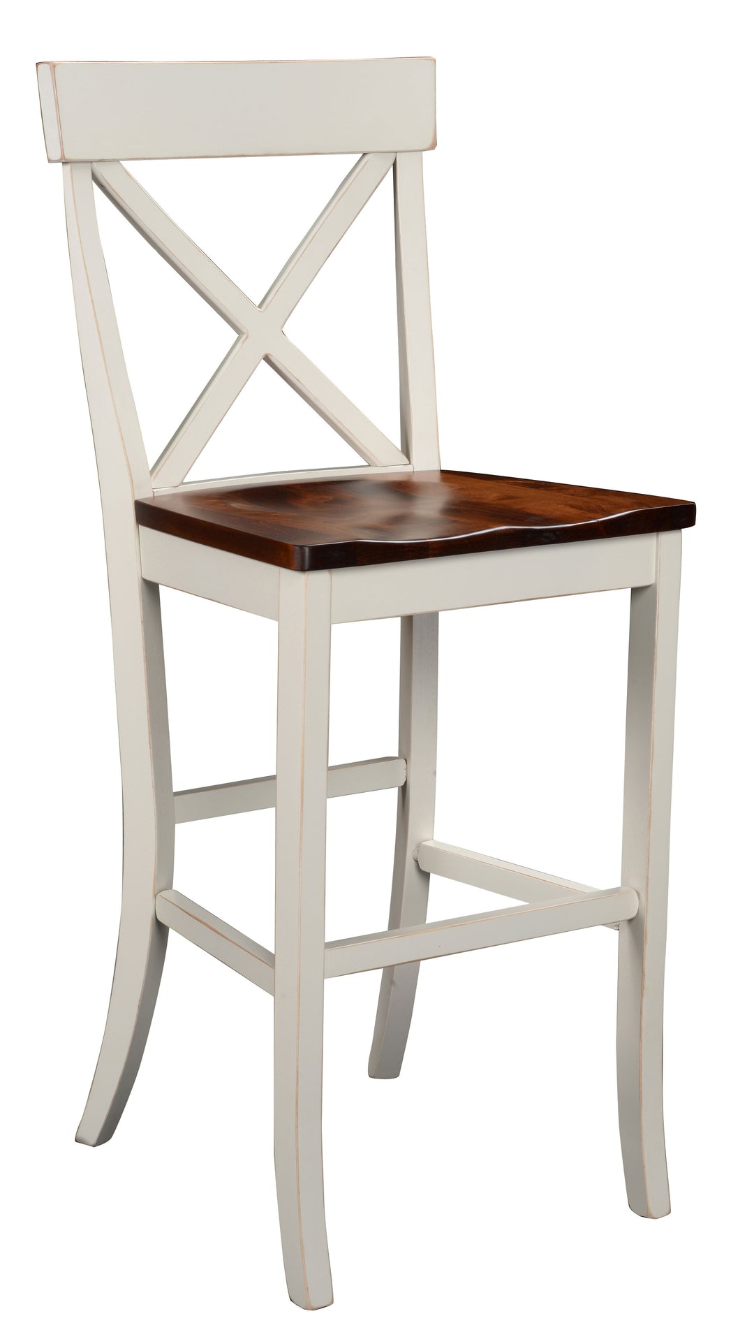 QW Amish Single X Bar Chair