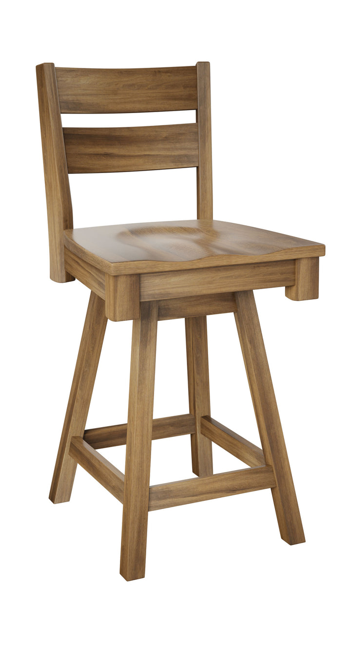 QW Amish Winston Swivel Bar Chair