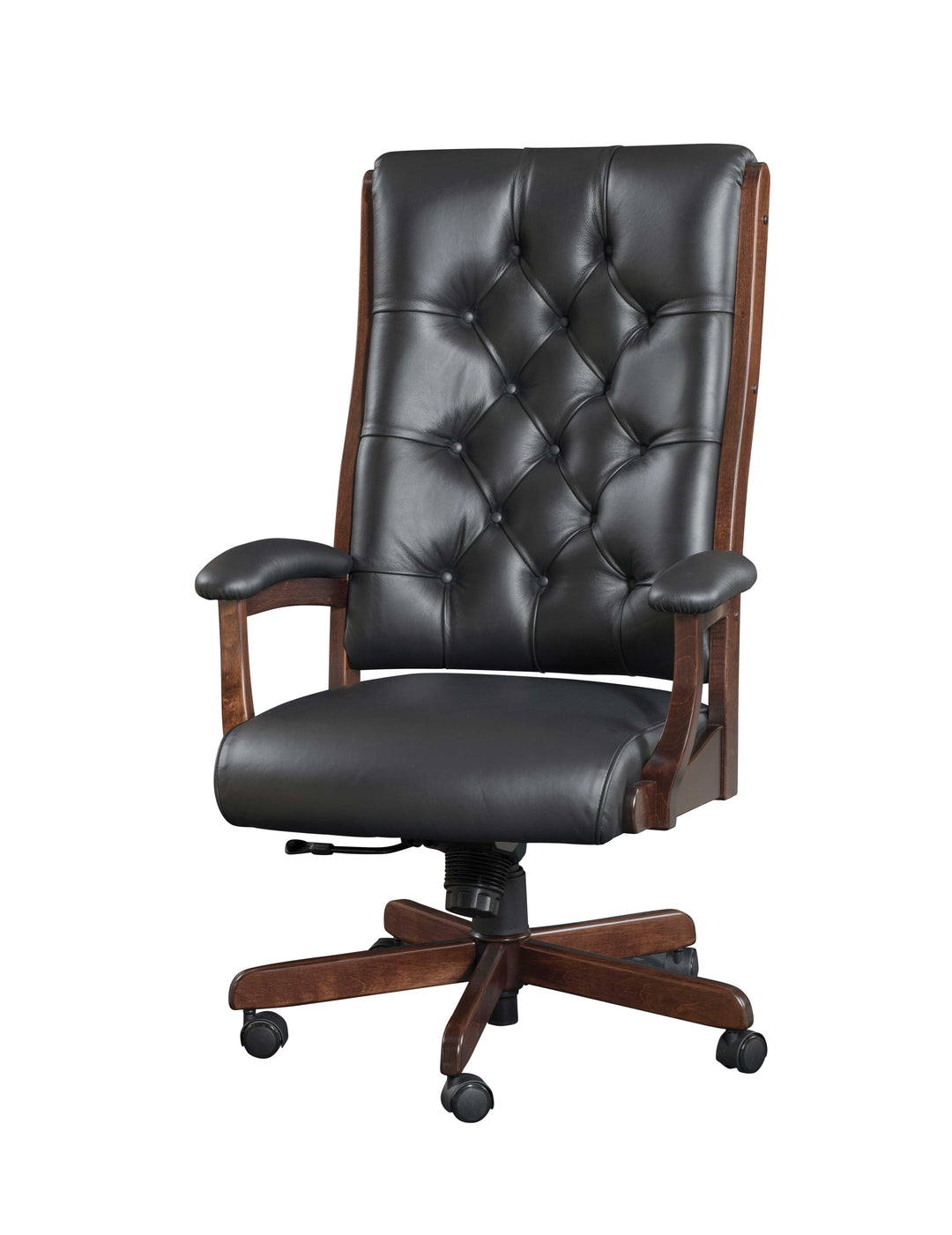 QW Amish Clark Tufted Executive Chair