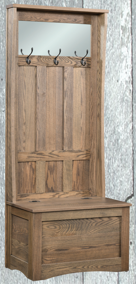 QW Amish Shaker Sawn 30" Hall Seat