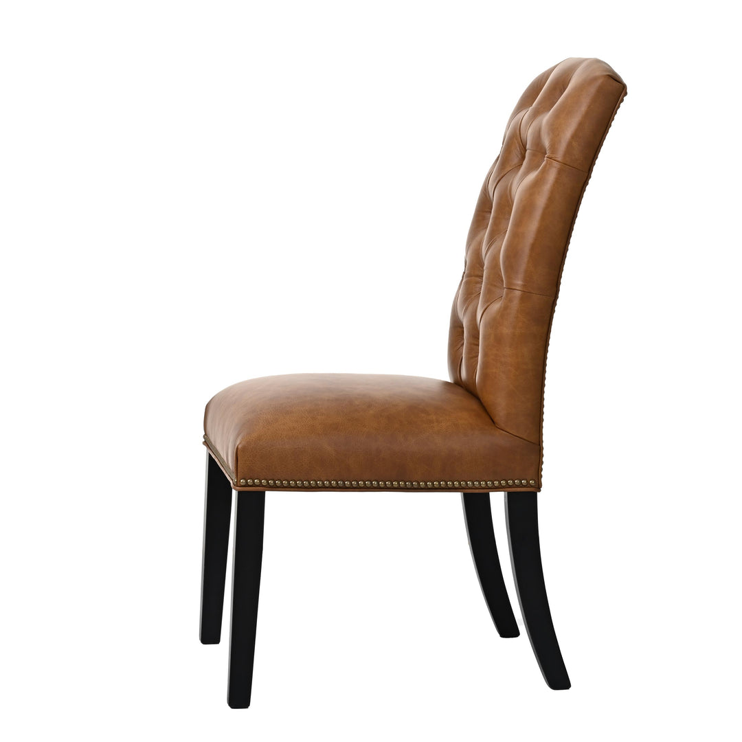 QW Amish Dalton Tufted Upholstered Side Chair