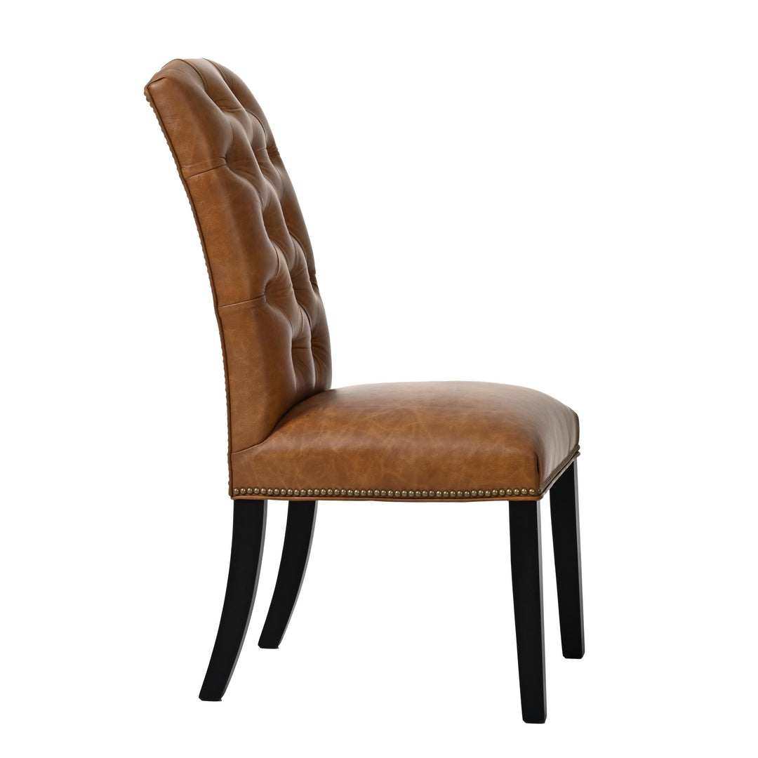 QW Amish Dalton Tufted Upholstered Side Chair