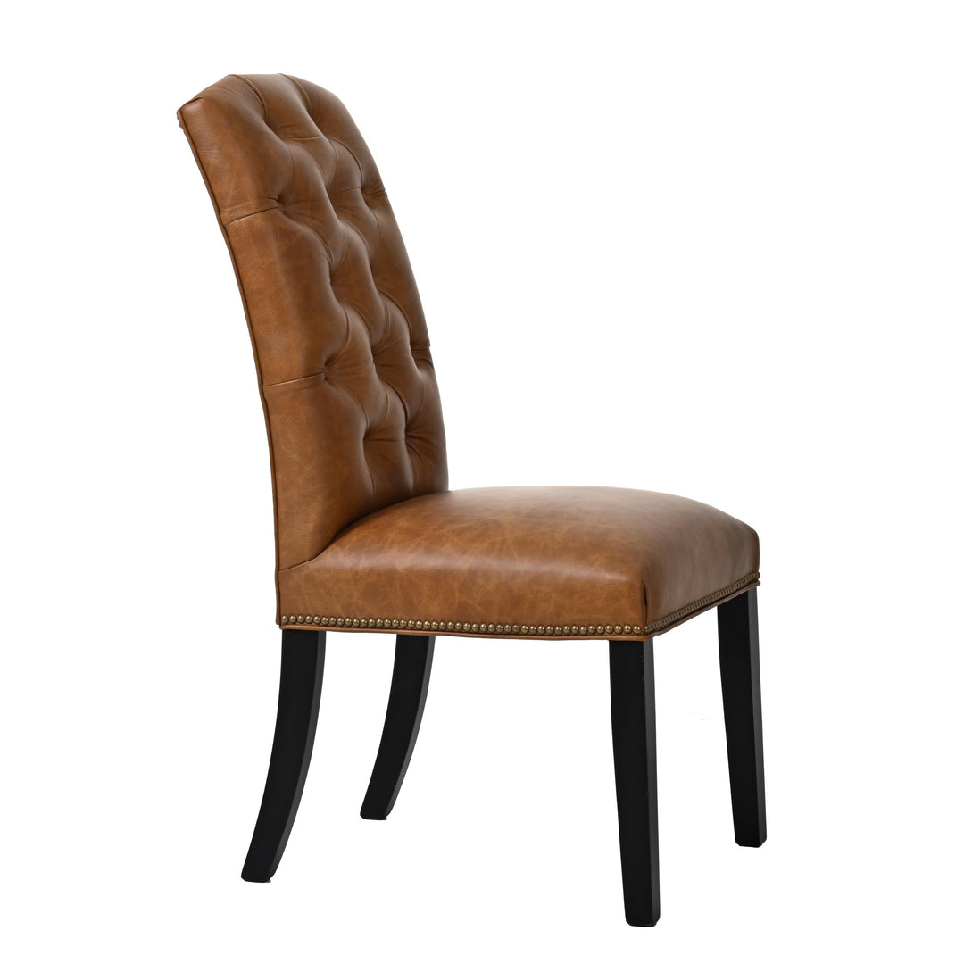 QW Amish Dalton Tufted Upholstered Side Chair