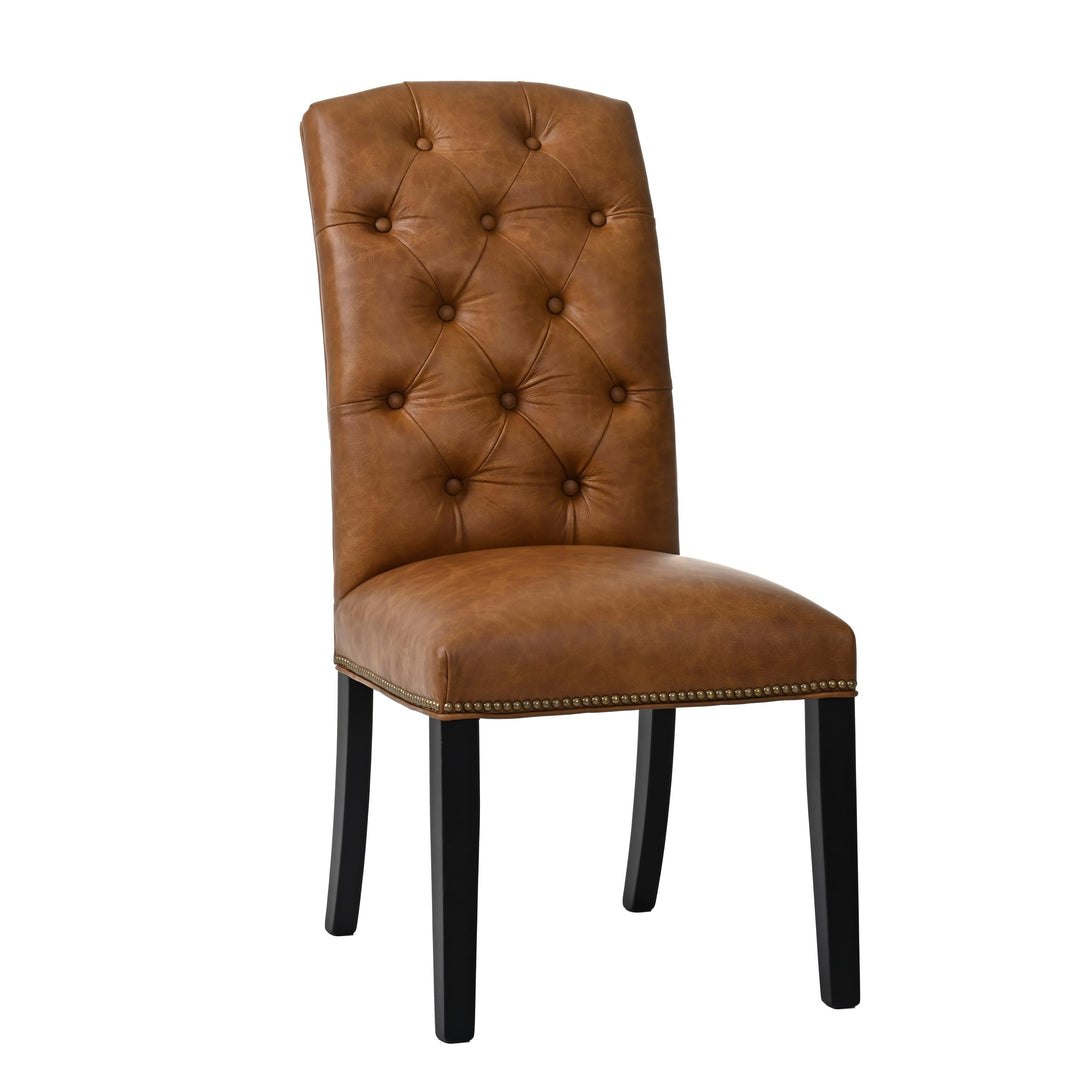 QW Amish Dalton Tufted Upholstered Side Chair