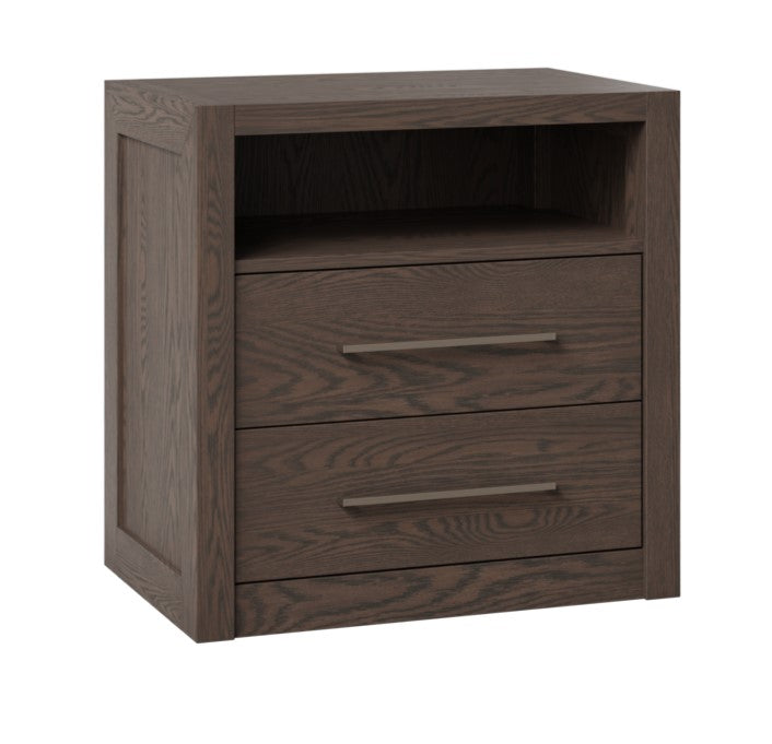 QW Amish Hunter 2 Drawer Nightstand