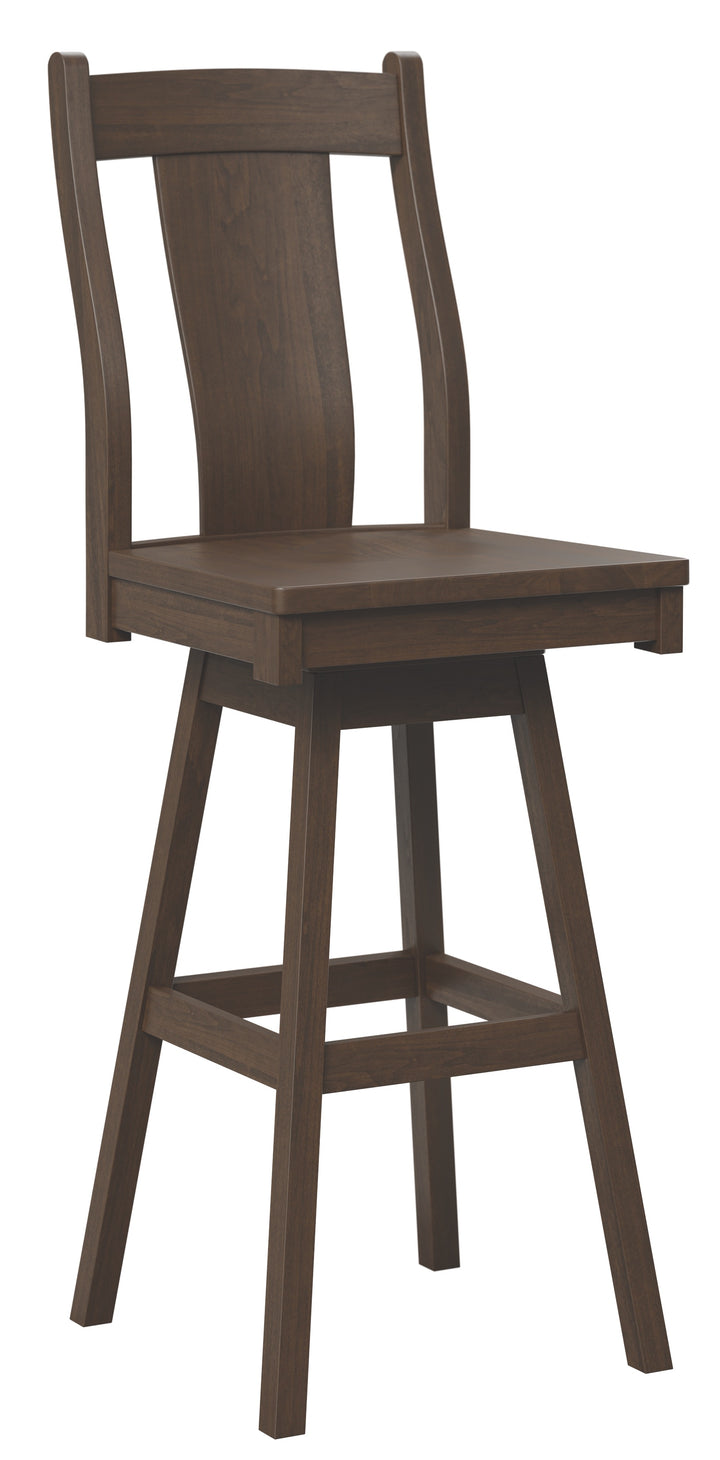 QW Amish Huron Swivel Bar Chair