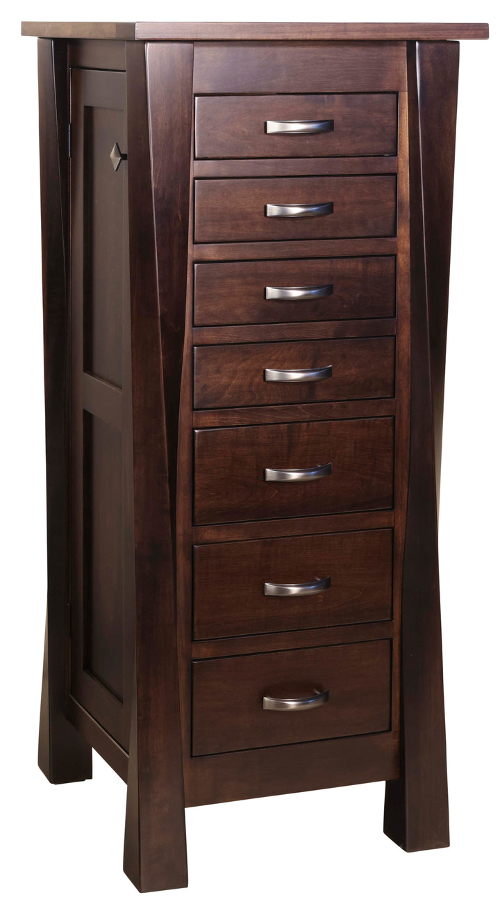 QW Amish Lexington Twist Jewelry Armoire