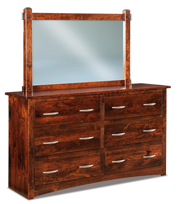 QW Amish Denver 6638 Dresser w/ Optional Mirror