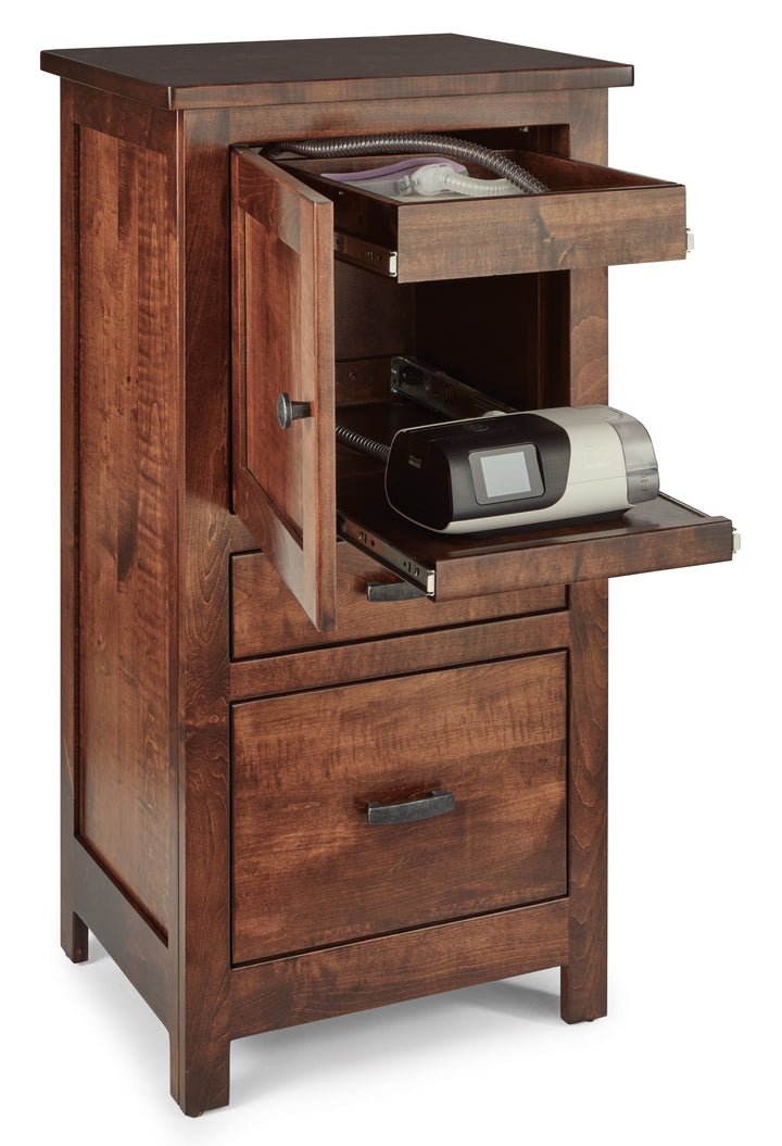 QW Amish Flush Mission C-PAP Nightstand