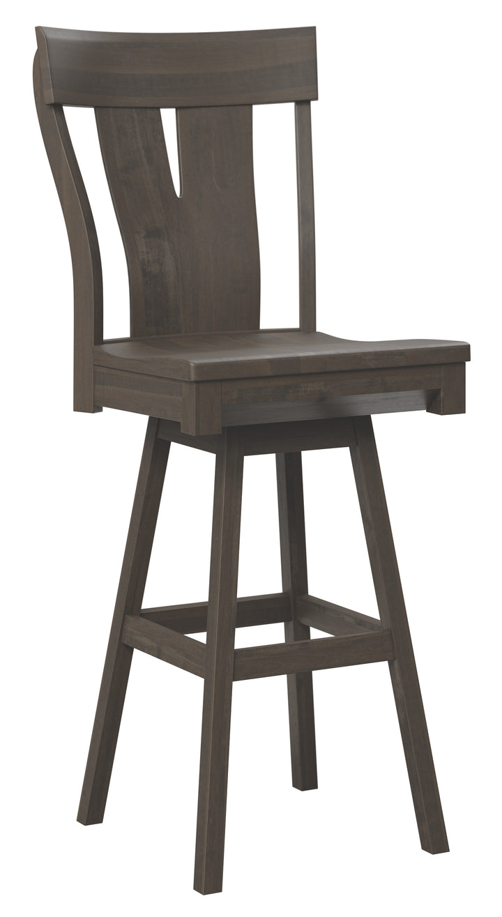 QW Amish McKay Swivel Bar Chair