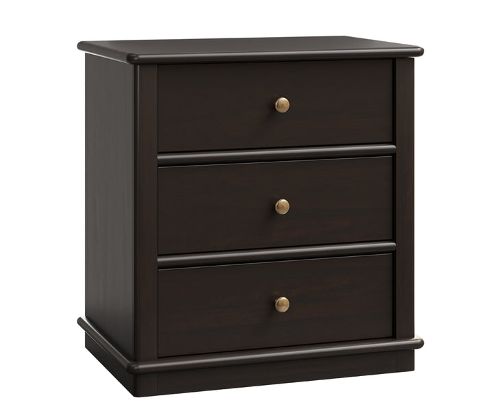 QW Amish Nichole 3 Drawer Nightstand