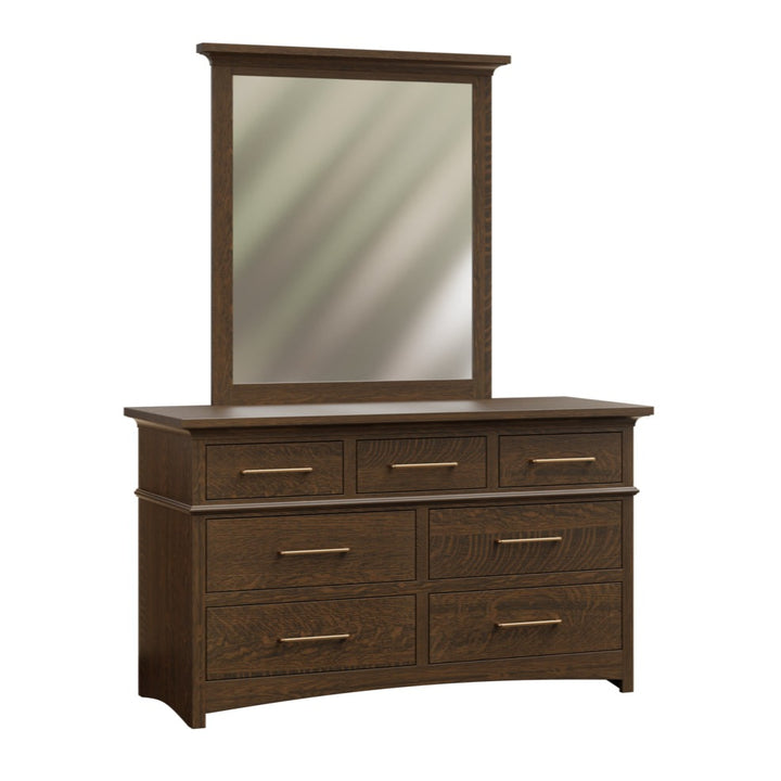 QW Amish Richmond Low Dresser w/ Optional Mirror