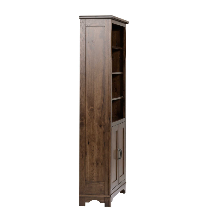 QW Amish Teton Bookcase with Doors