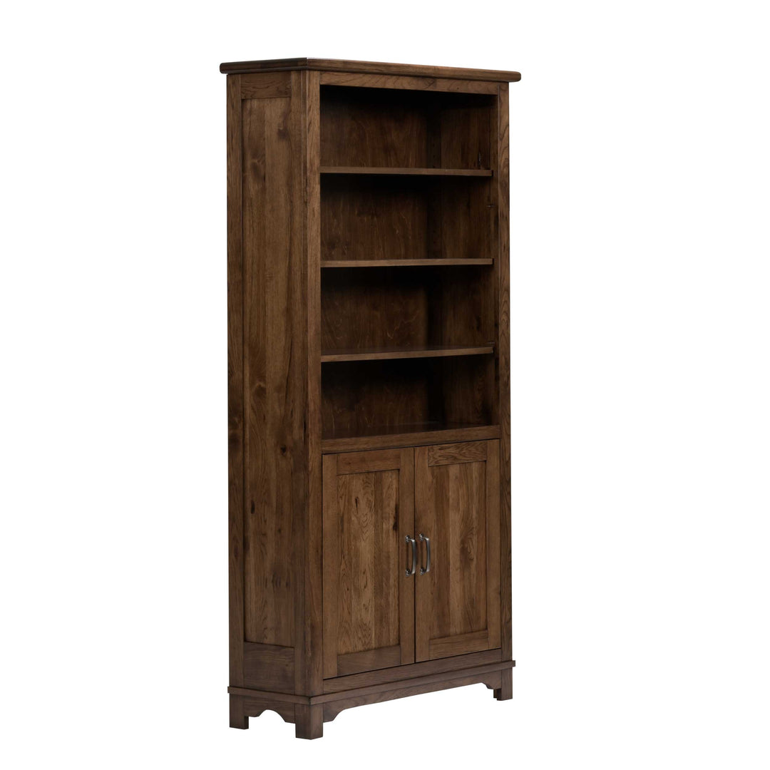 QW Amish Teton Bookcase with Doors