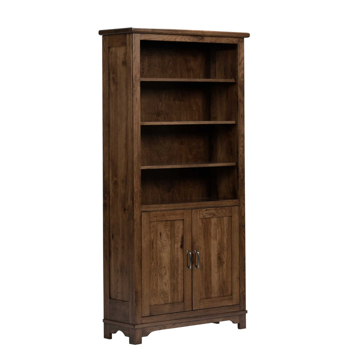 QW Amish Teton Bookcase with Doors