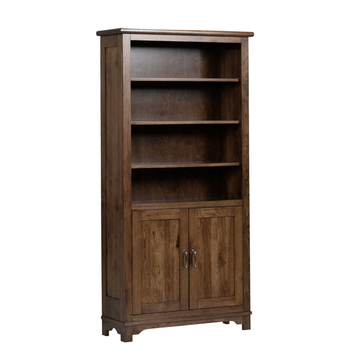 QW Amish Teton Bookcase with Doors