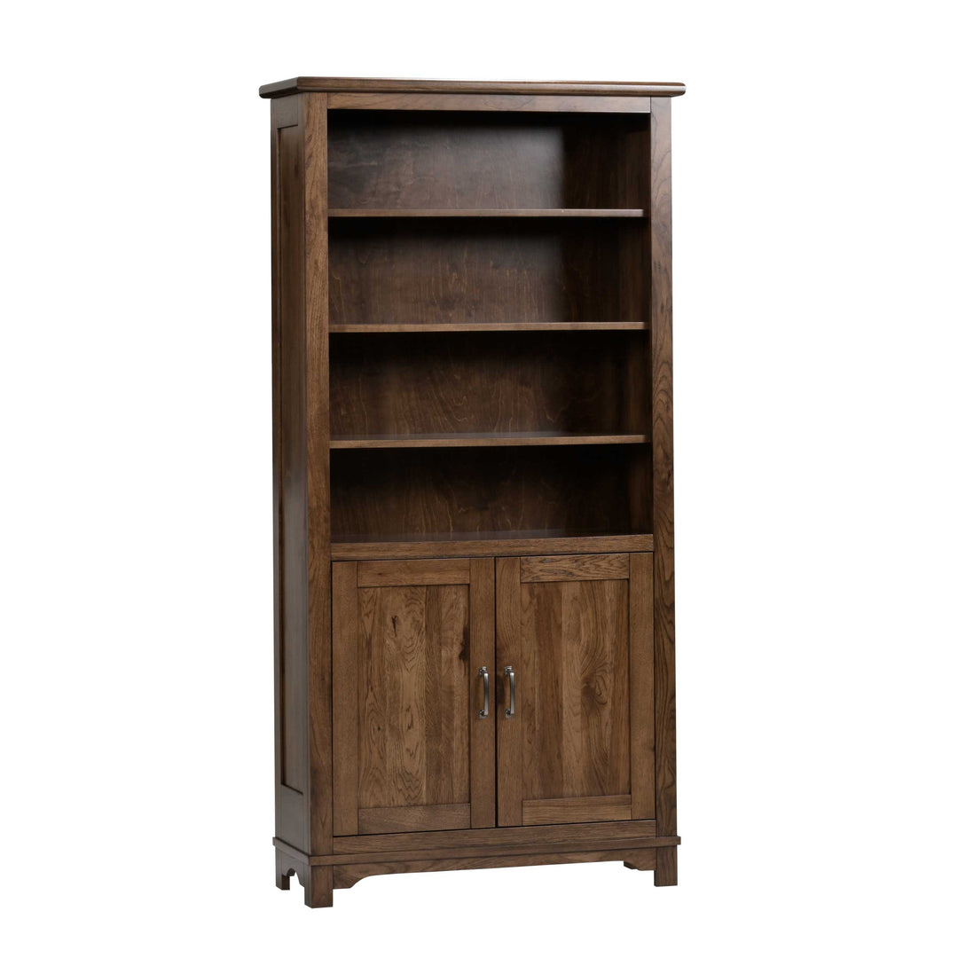 QW Amish Teton Bookcase with Doors