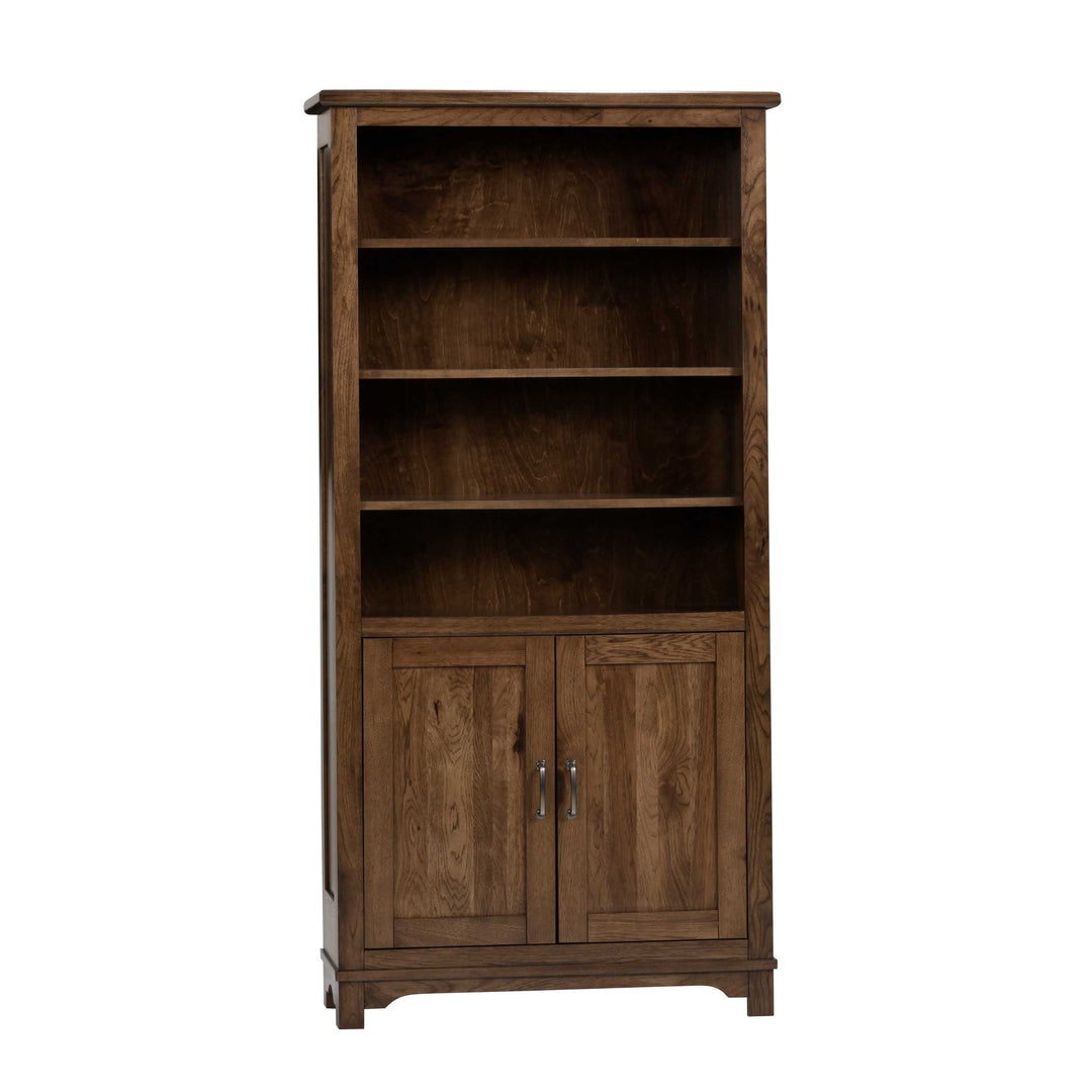 QW Amish Teton Bookcase with Doors