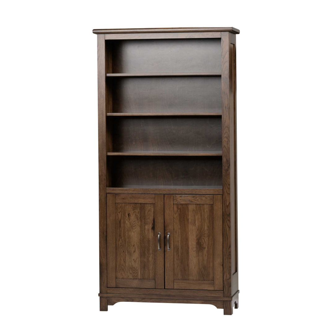 QW Amish Teton Bookcase with Doors