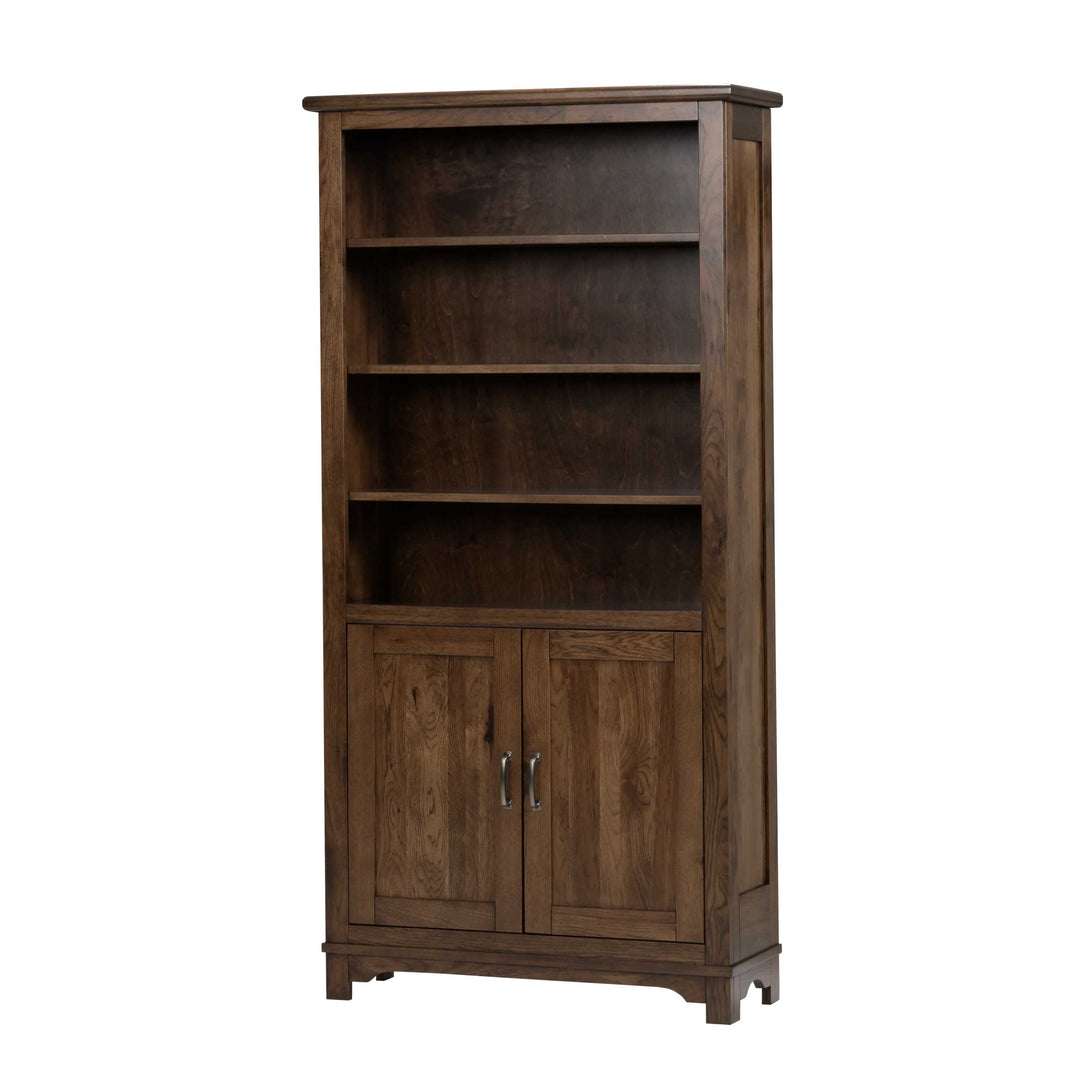 QW Amish Teton Bookcase with Doors