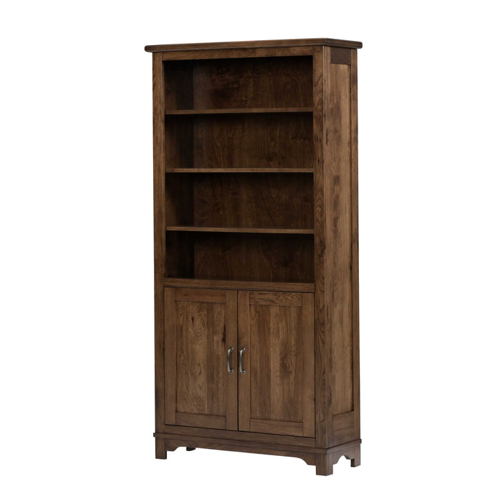 QW Amish Teton Bookcase with Doors