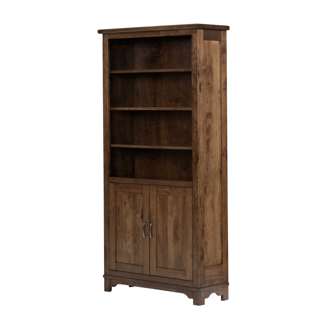 QW Amish Teton Bookcase with Doors