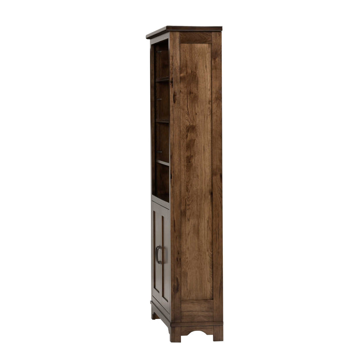 QW Amish Teton Bookcase with Doors