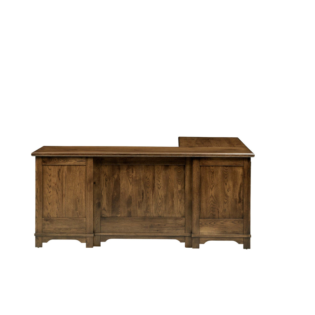 QW Amish Teton L Shaped Desk with Optional Hutch