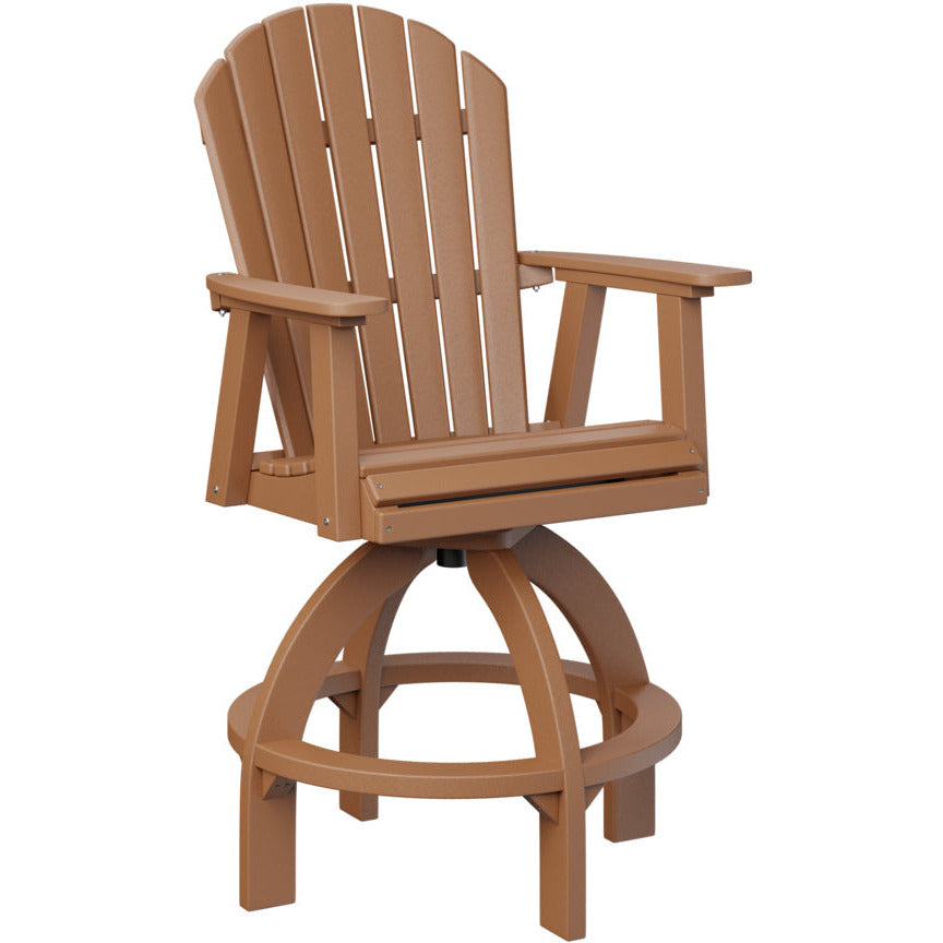 Comfo Back Adirondack Swivel Bar Chair