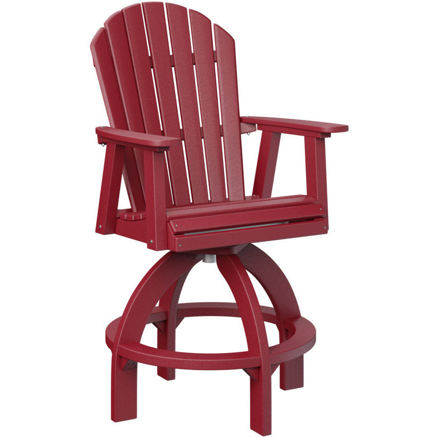 Comfo Back Adirondack Swivel Bar Chair