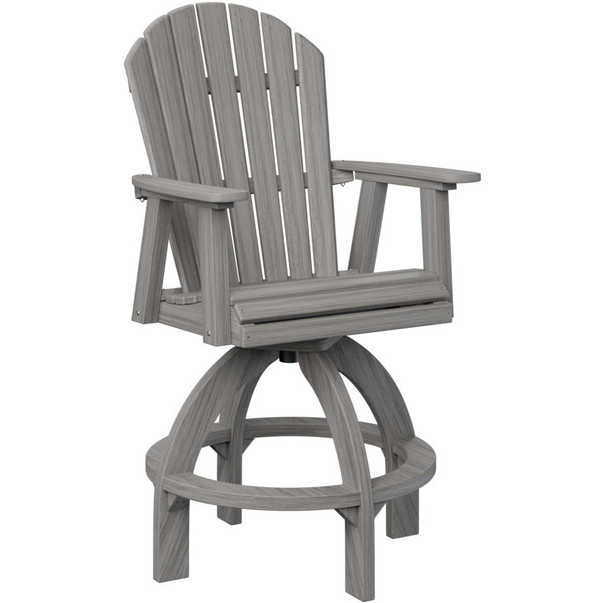 Comfo Back Adirondack Swivel Bar Chair