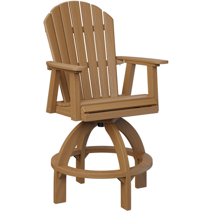 Comfo Back Adirondack Swivel Bar Chair