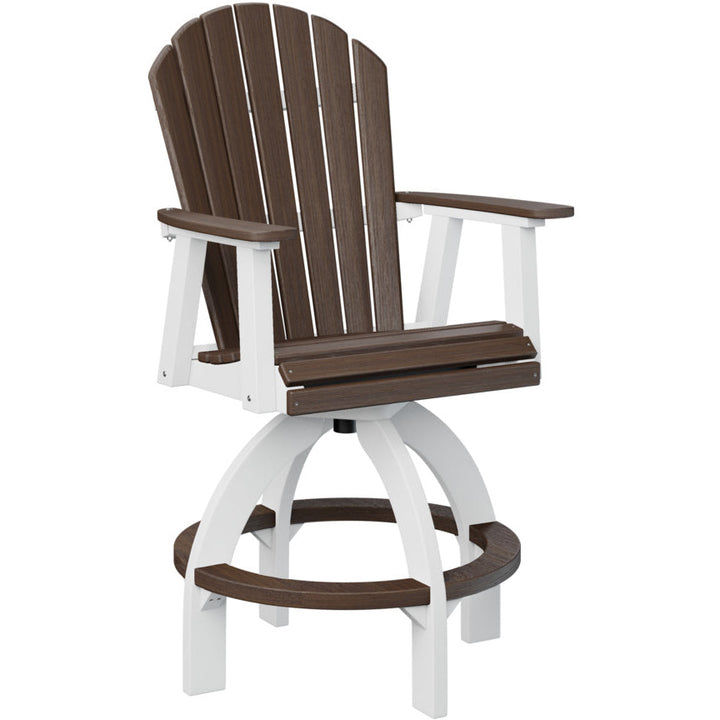 Comfo Back Adirondack Swivel Bar Chair ESBC2135