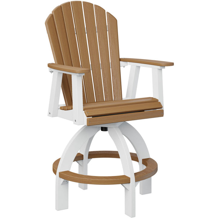 Comfo Back Adirondack Swivel Bar Chair ESBC2135