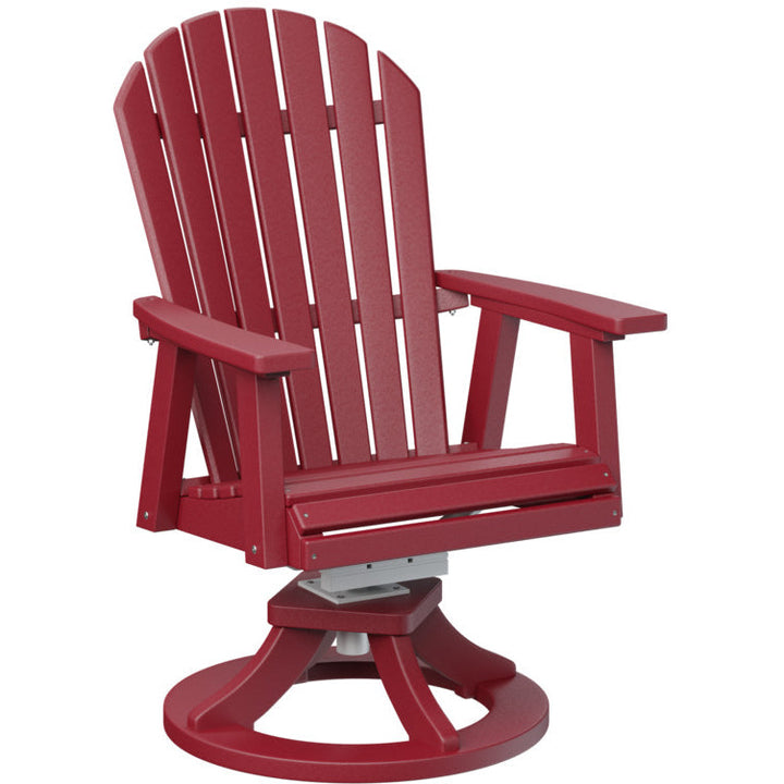 Comfo Back Adirondack Swivel Rocker Dining Chair