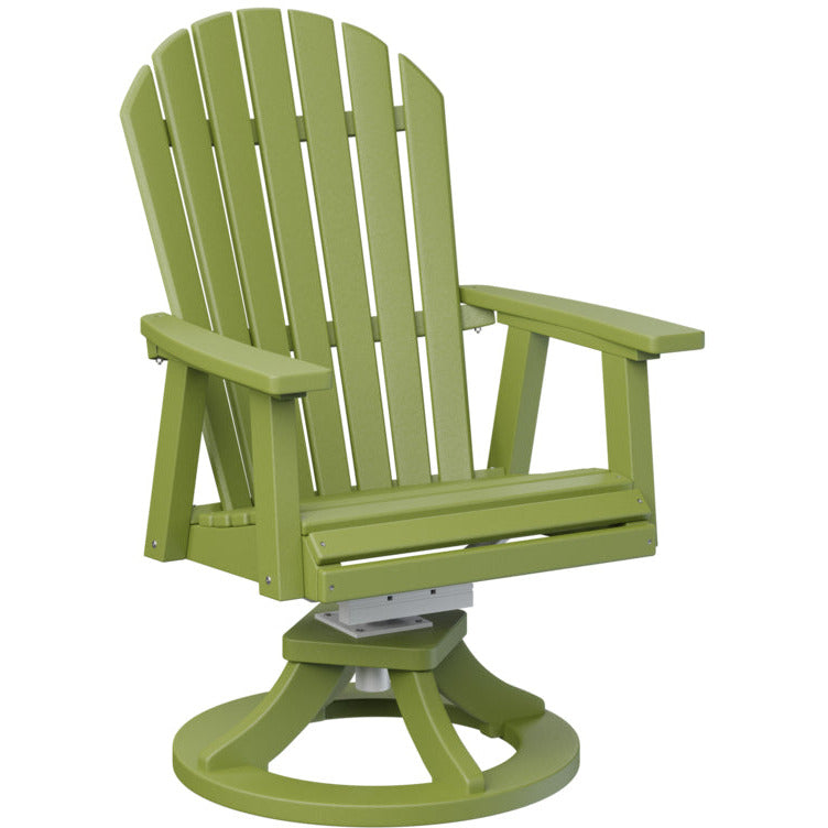 Comfo Back Adirondack Swivel Rocker Dining Chair