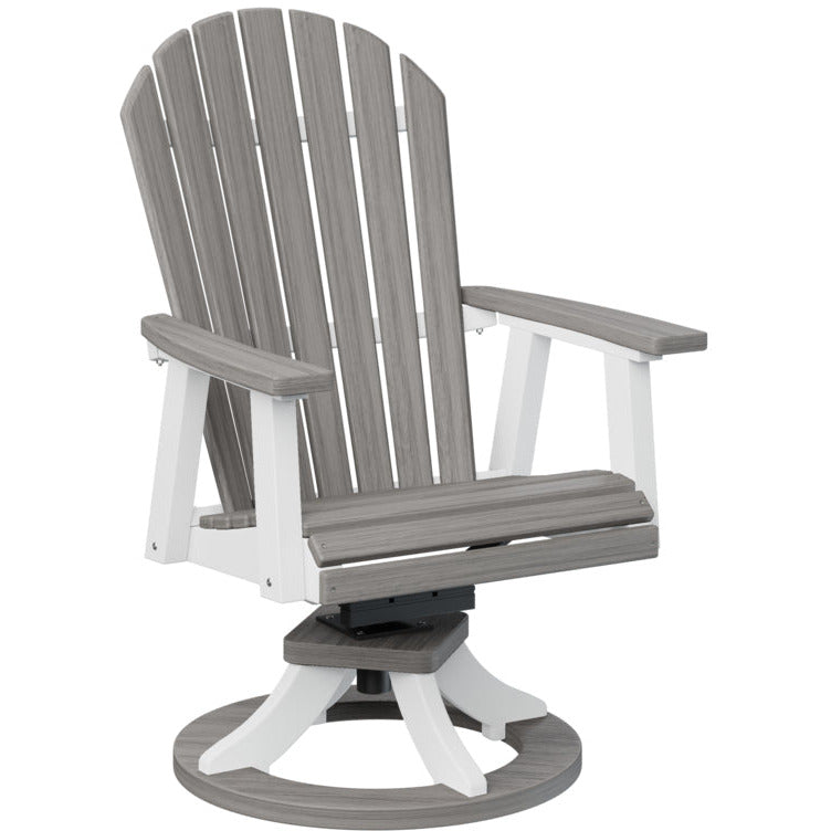 Comfo Back Adirondack Swivel Rocker Dining Chair