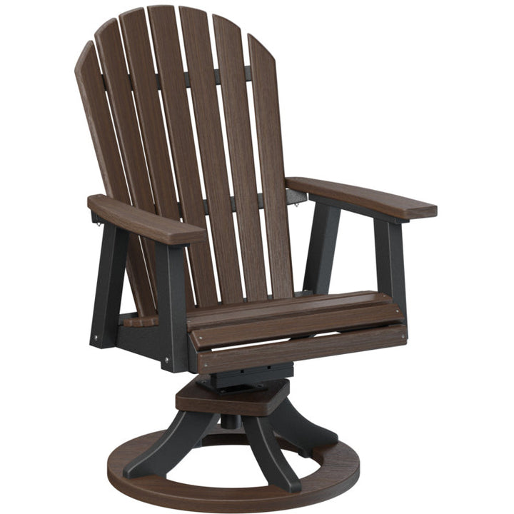 Comfo Back Adirondack Swivel Rocker Dining Chair