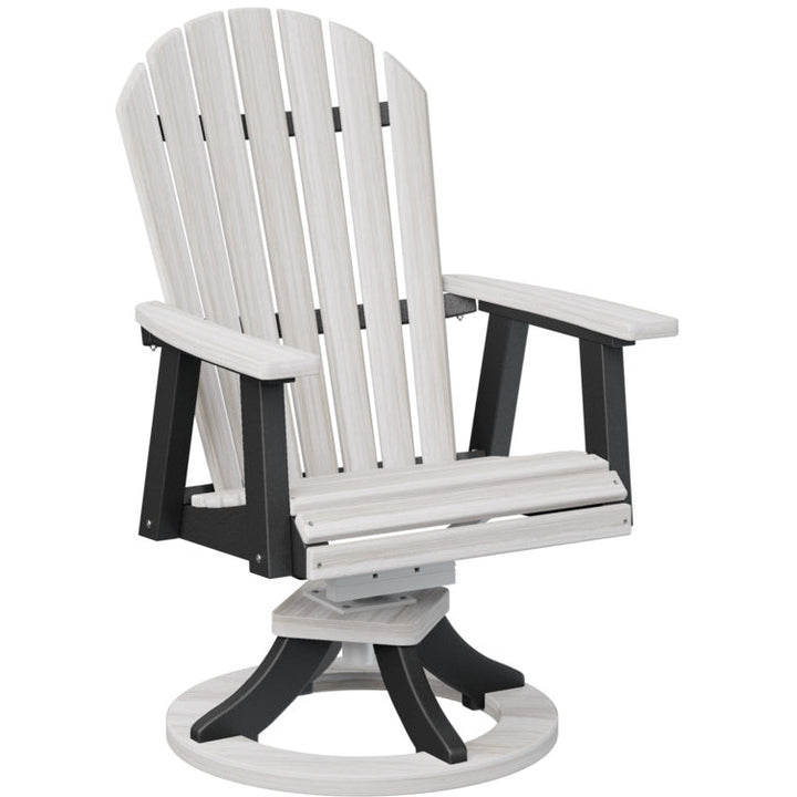 Comfo Back Adirondack Swivel Rocker Dining Chair