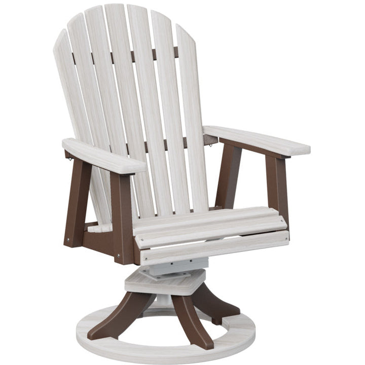 Comfo Back Adirondack Swivel Rocker Dining Chair