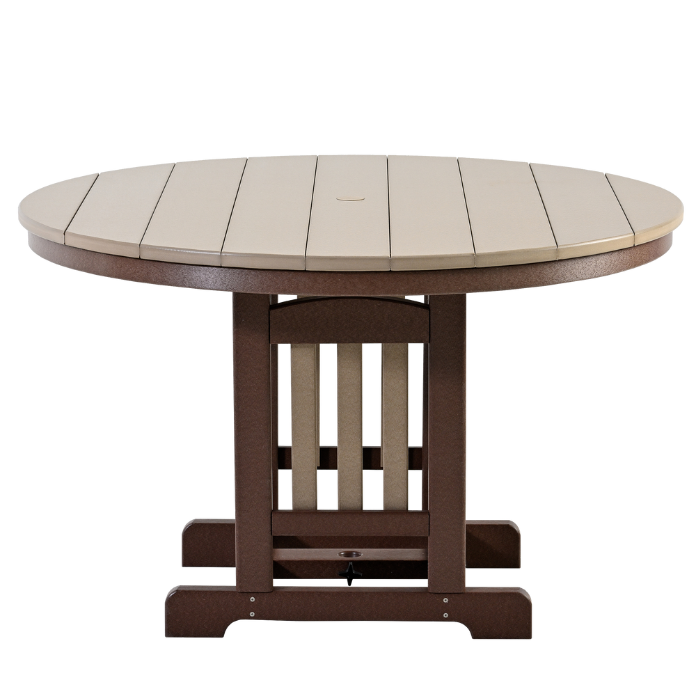 QW Amish Adirondack 48 Round Table (Select Height)