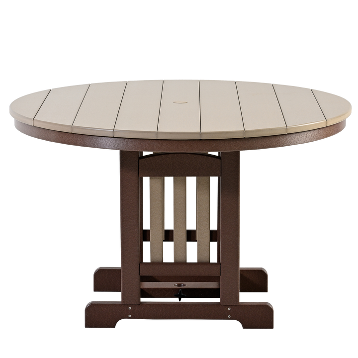 QW Amish Adirondack 48 Round Table (Select Height)