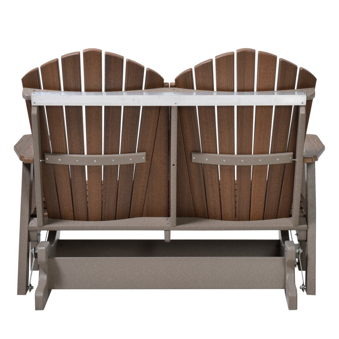 QW Amish Adirondack 4ft Double Glider