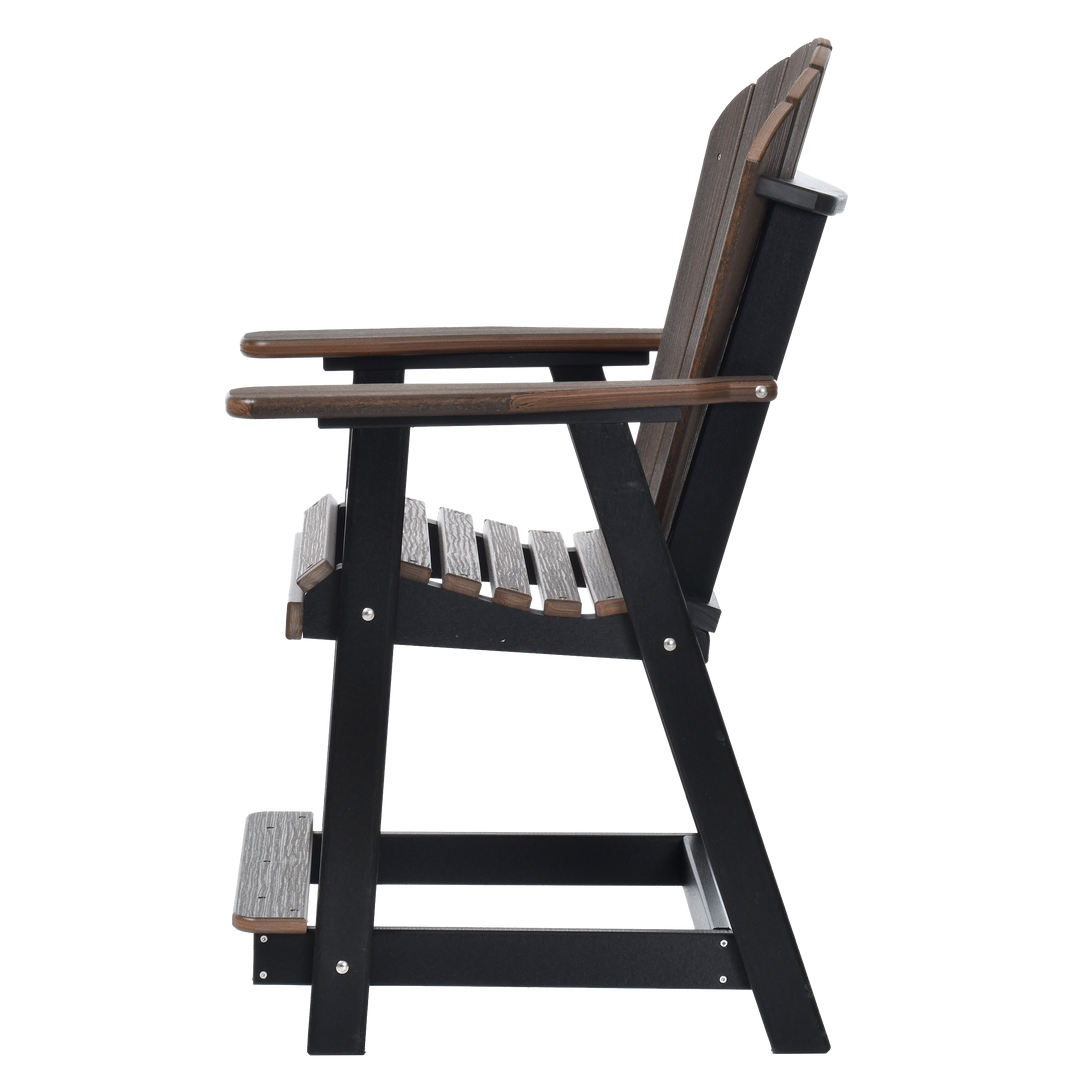 QW Amish Adirondack Counter Chair