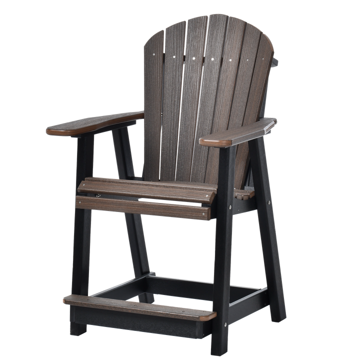 QW Amish Adirondack Counter Chair