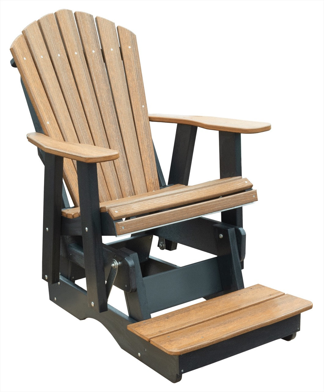 QW Amish Adirondack Counter Height Glider