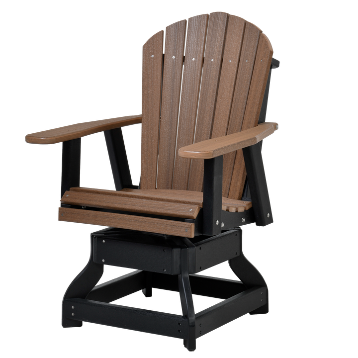 QW Amish Adirondack Swivel Dining Chair