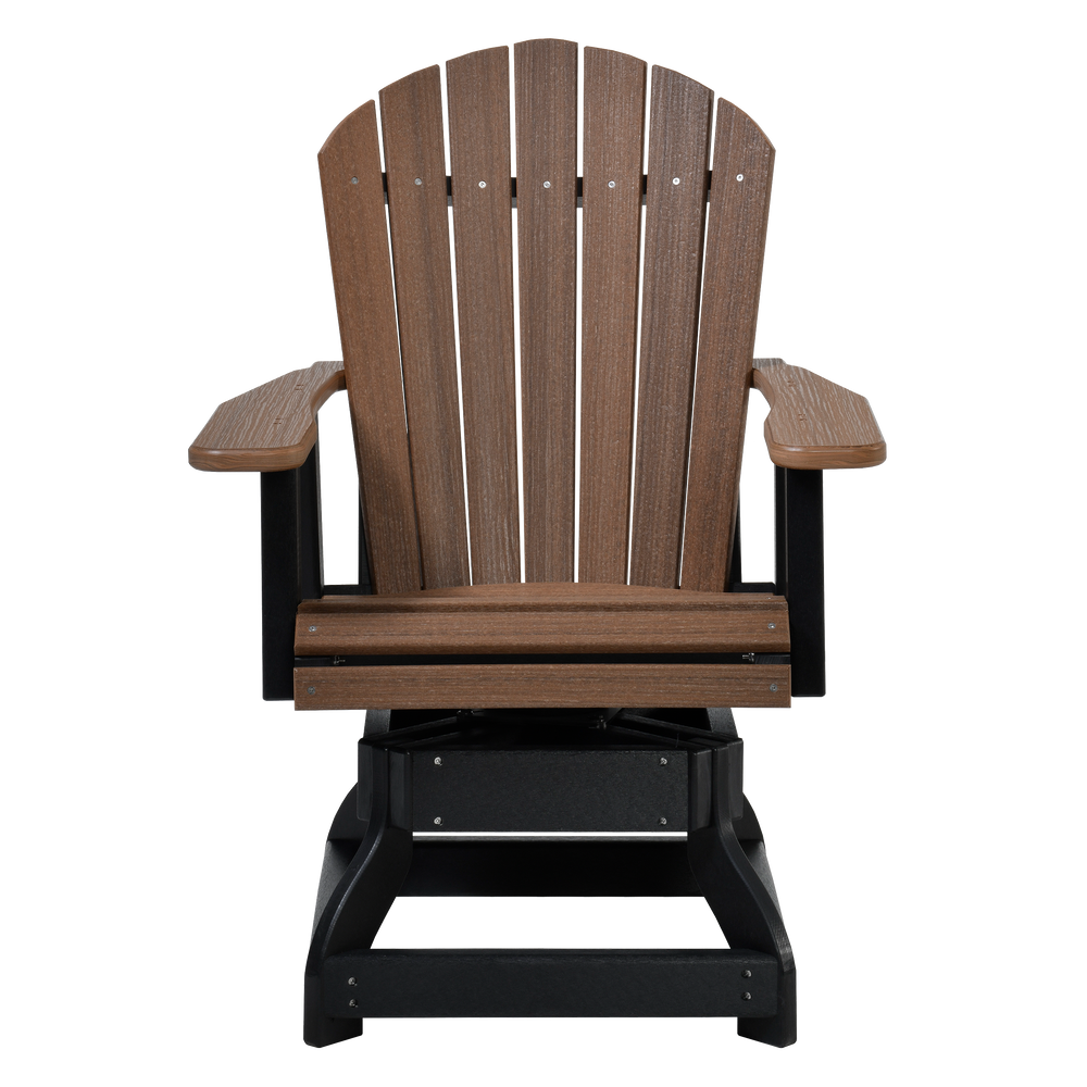 QW Amish Adirondack Swivel Dining Chair