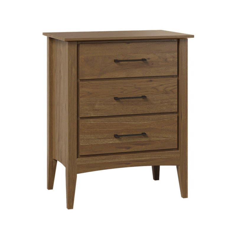 QW Amish Atlantic 3 Drawer Large Nightstand